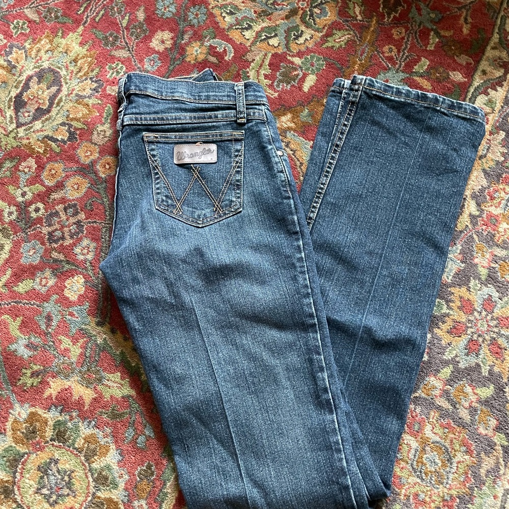 Wrangler Men's Blue Bootcut Jeans
